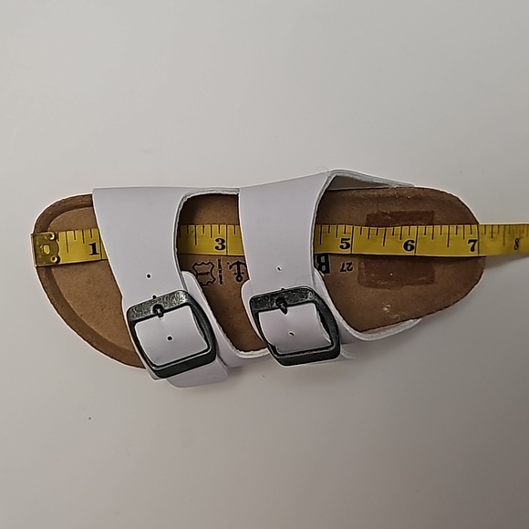 Bayton Atlas Blanc Strap Buckle Sandal White Size 27 Medium 9 US Unisex New - Picture 7 of 8